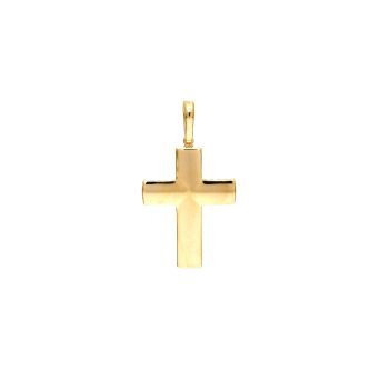 Cruce din aur galben de 14K